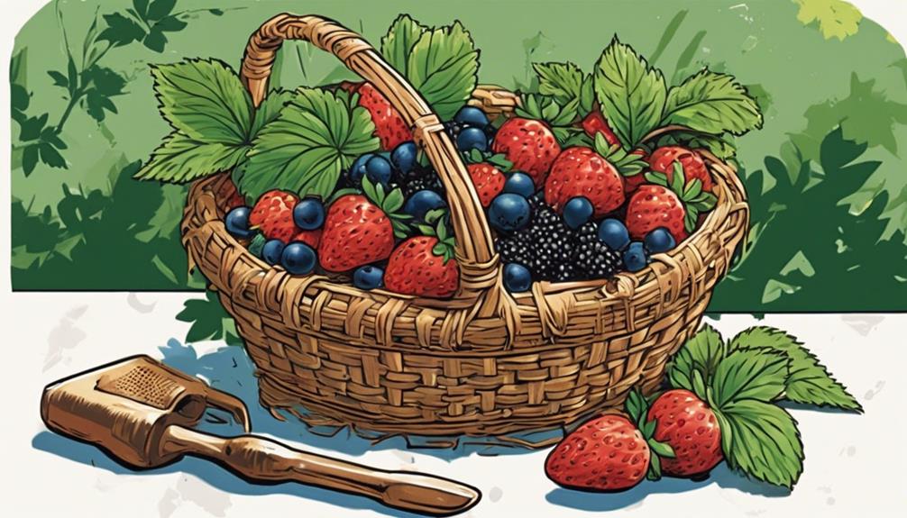 berry picking and feasting