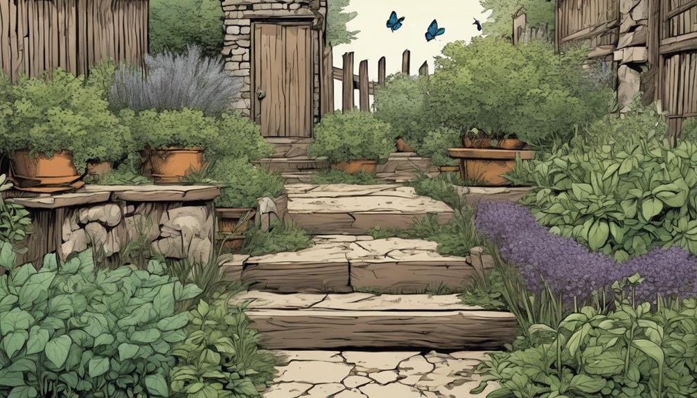 enhancing gardens with herbs