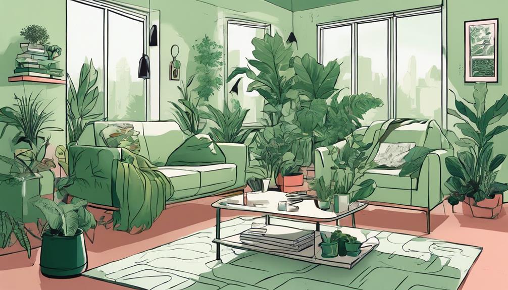 incorporating greenery into decor