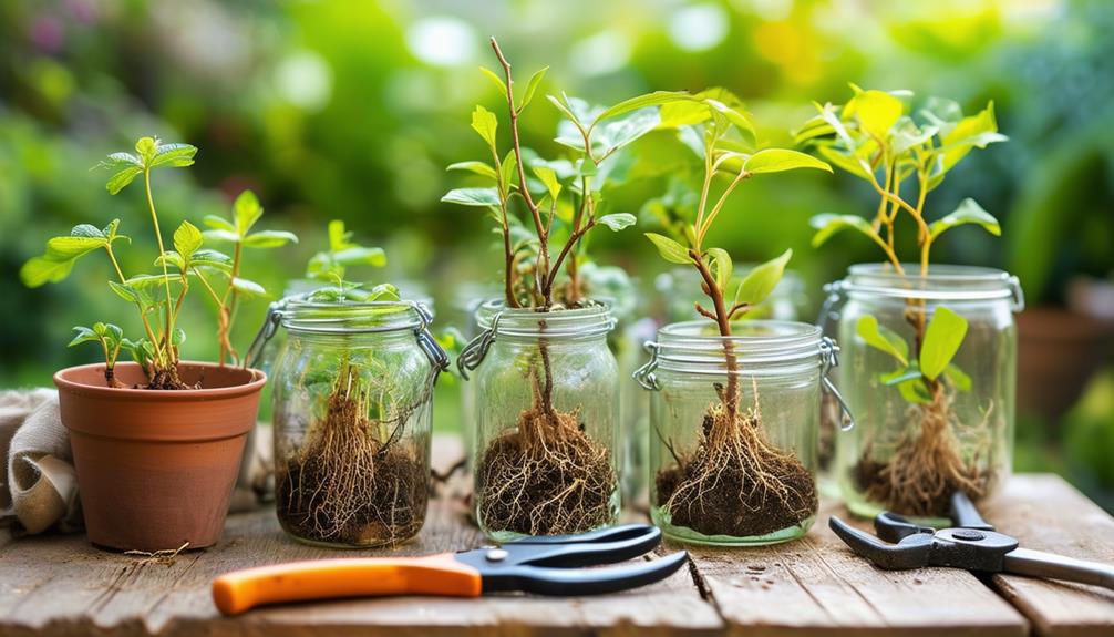 plant propagation through stem cuttings