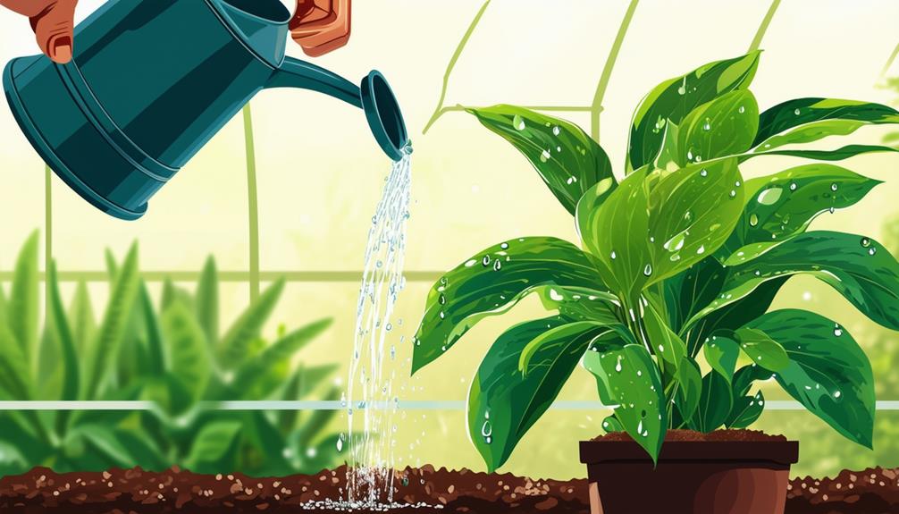 watering for healthy plants